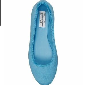 NIB - Jessica Simpson fuzzy Brinley flat